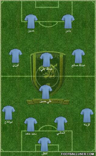 Al-Ittihad (KSA) Formation 2011