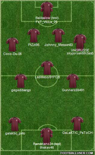 Colorado Rapids Formation 2011