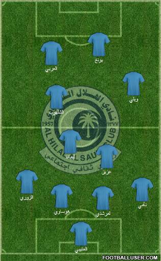 Al-Hilal (KSA) Formation 2011