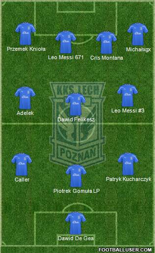 Lech Poznan Formation 2011