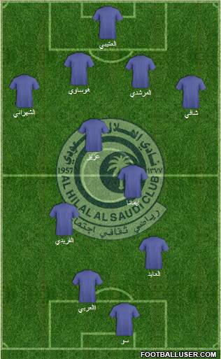 Al-Hilal (KSA) Formation 2011