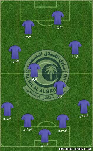 Al-Hilal (KSA) Formation 2011