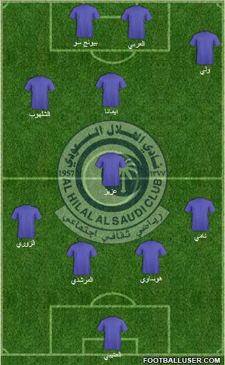 Al-Hilal (KSA) Formation 2011