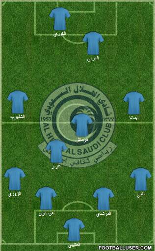 Al-Hilal (KSA) Formation 2011