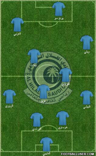 Al-Hilal (KSA) Formation 2011