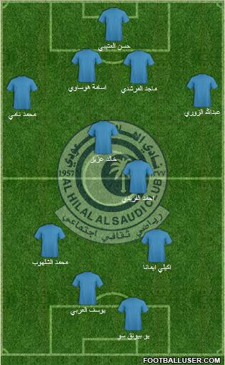 Al-Hilal (KSA) Formation 2011