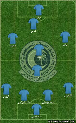 Al-Hilal (KSA) Formation 2011