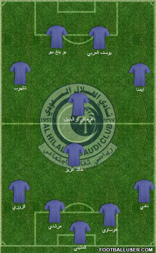 Al-Hilal (KSA) Formation 2011