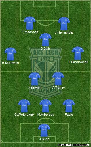 Lech Poznan Formation 2011