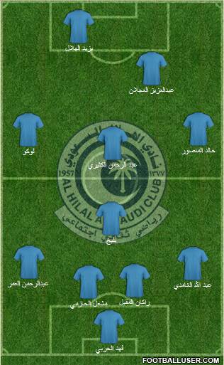 Al-Hilal (KSA) Formation 2011