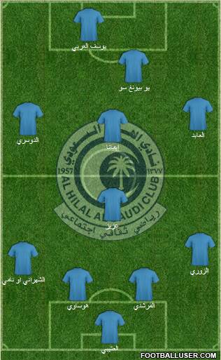 Al-Hilal (KSA) Formation 2011