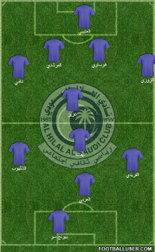 Al-Hilal (KSA) Formation 2011