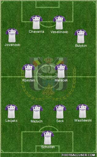 RSC Anderlecht Formation 2011