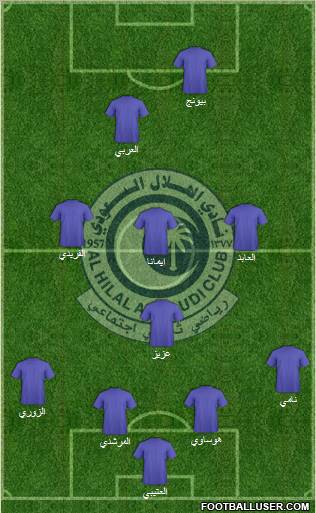 Al-Hilal (KSA) Formation 2011