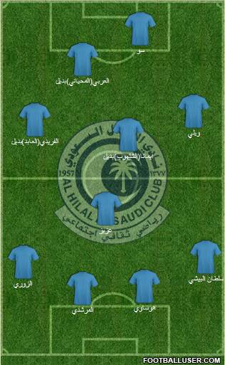 Al-Hilal (KSA) Formation 2011