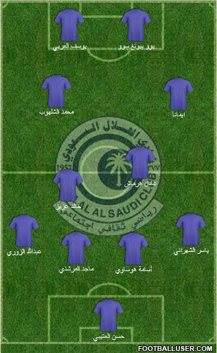 Al-Hilal (KSA) Formation 2011