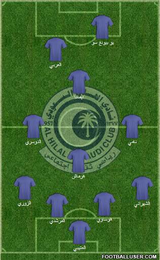 Al-Hilal (KSA) Formation 2011