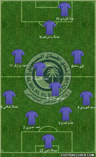 Al-Hilal (KSA) Formation 2011