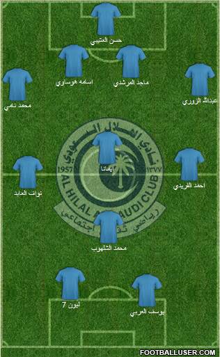 Al-Hilal (KSA) Formation 2011