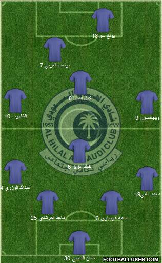 Al-Hilal (KSA) Formation 2011