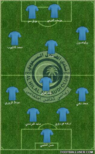 Al-Hilal (KSA) Formation 2011