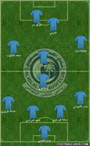 Al-Hilal (KSA) Formation 2011