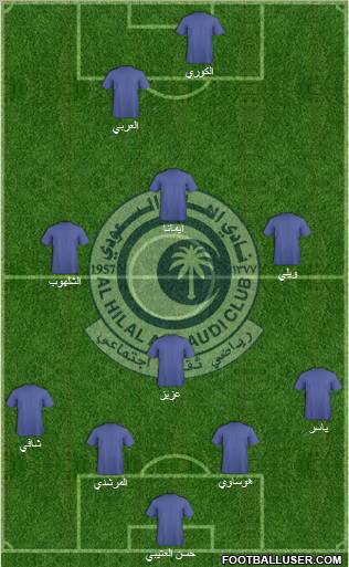 Al-Hilal (KSA) Formation 2011