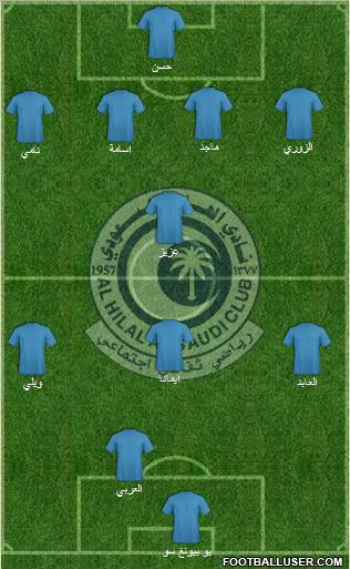 Al-Hilal (KSA) Formation 2011