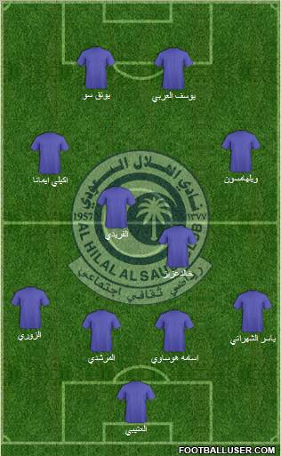 Al-Hilal (KSA) Formation 2011