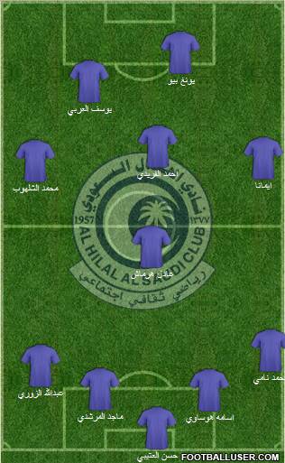 Al-Hilal (KSA) Formation 2011