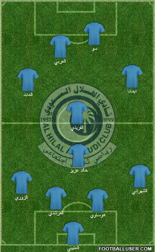 Al-Hilal (KSA) Formation 2011