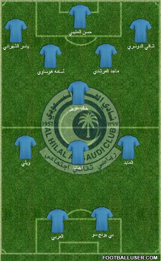 Al-Hilal (KSA) Formation 2011