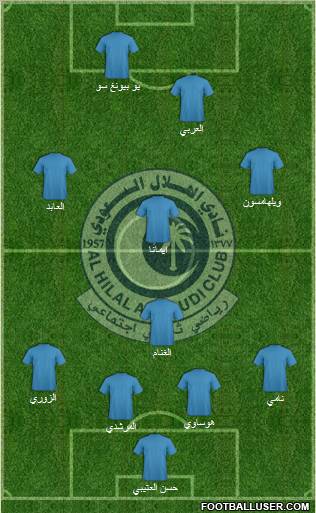 Al-Hilal (KSA) Formation 2011