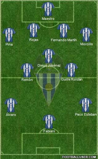 C.D. Alcoyano Formation 2011