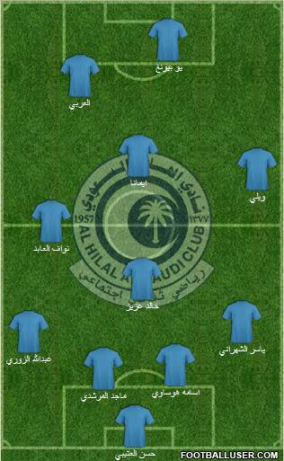 Al-Hilal (KSA) Formation 2011