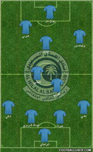 Al-Hilal (KSA) Formation 2011