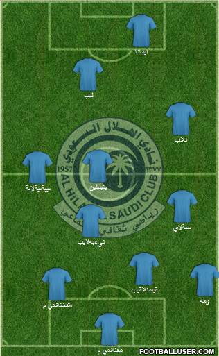 Al-Hilal (KSA) Formation 2011