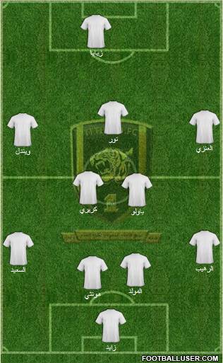 Al-Ittihad (KSA) Formation 2011