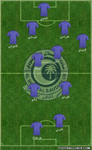 Al-Hilal (KSA) Formation 2011