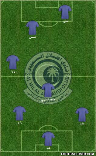 Al-Hilal (KSA) Formation 2011