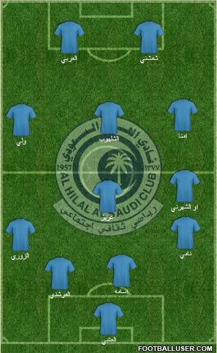 Al-Hilal (KSA) Formation 2011