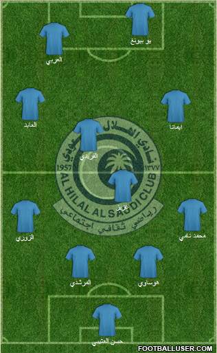 Al-Hilal (KSA) Formation 2011