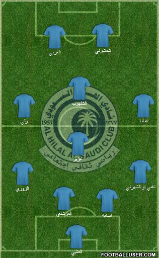 Al-Hilal (KSA) Formation 2011