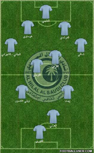 Al-Hilal (KSA) Formation 2011