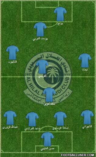 Al-Hilal (KSA) Formation 2011