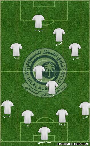 Al-Hilal (KSA) Formation 2011