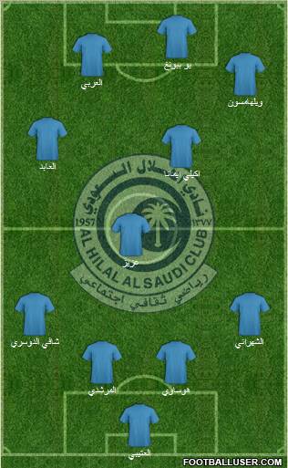 Al-Hilal (KSA) Formation 2011