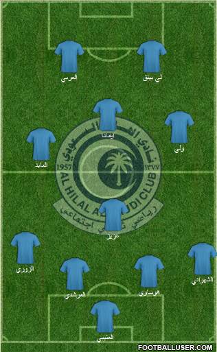 Al-Hilal (KSA) Formation 2011