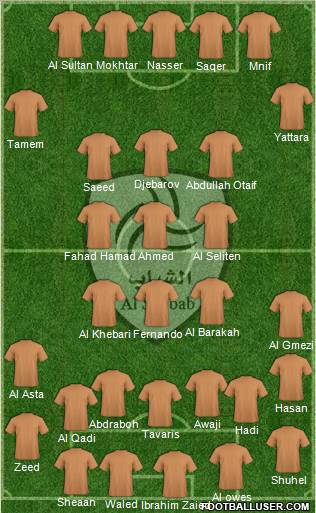 Al-Shabab (KSA) Formation 2011