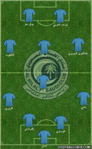 Al-Hilal (KSA) Formation 2011